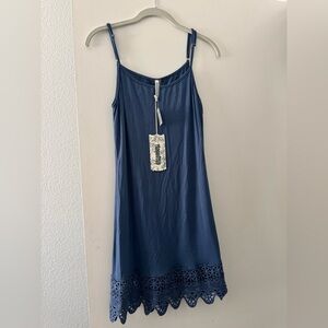 NWT Monoreno Tank Bottom Lace Dress